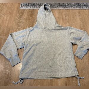 aerie Light Gray Hooded Sweatshirt - Soft Knit